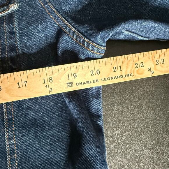 RARE OOAK H. Matisse Inspired Hand Painted Art To Wear Denim Jacket Womens Sz 14 - Picture 5 of 14